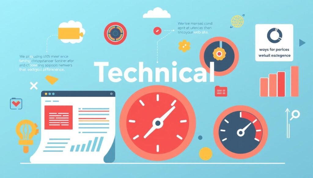 An image representing technical SEO services, such as a website audit or site speed optimization.