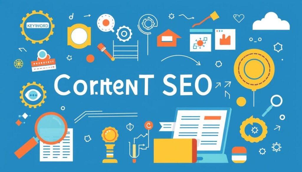 Generate an image representing content SEO services