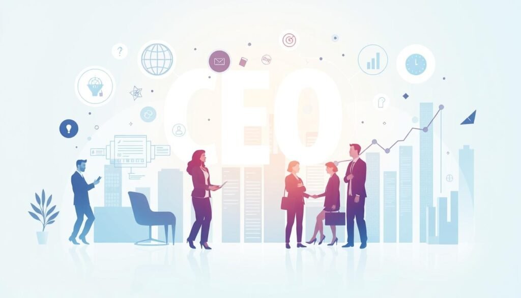 Image generation prompt for Services CEO expertise