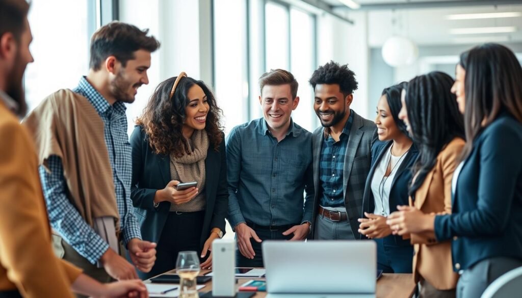 Image of ENGIE employees from diverse backgrounds coming together
