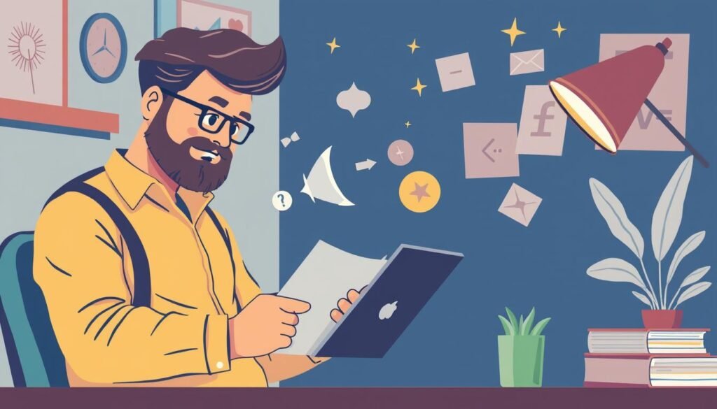 Image of a Dallas business owner creating engaging content for their audience