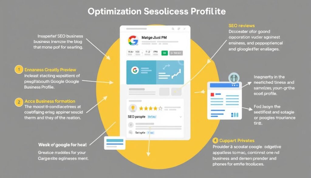 Image of a Google Business Profile being optimized