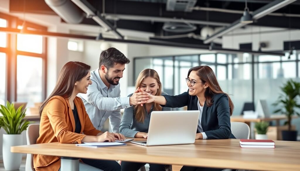Image of a digital marketing agency partner working seamlessly with our white label SEO team