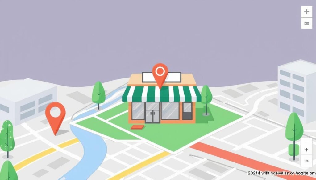 Image of a local business appearing in Google Maps