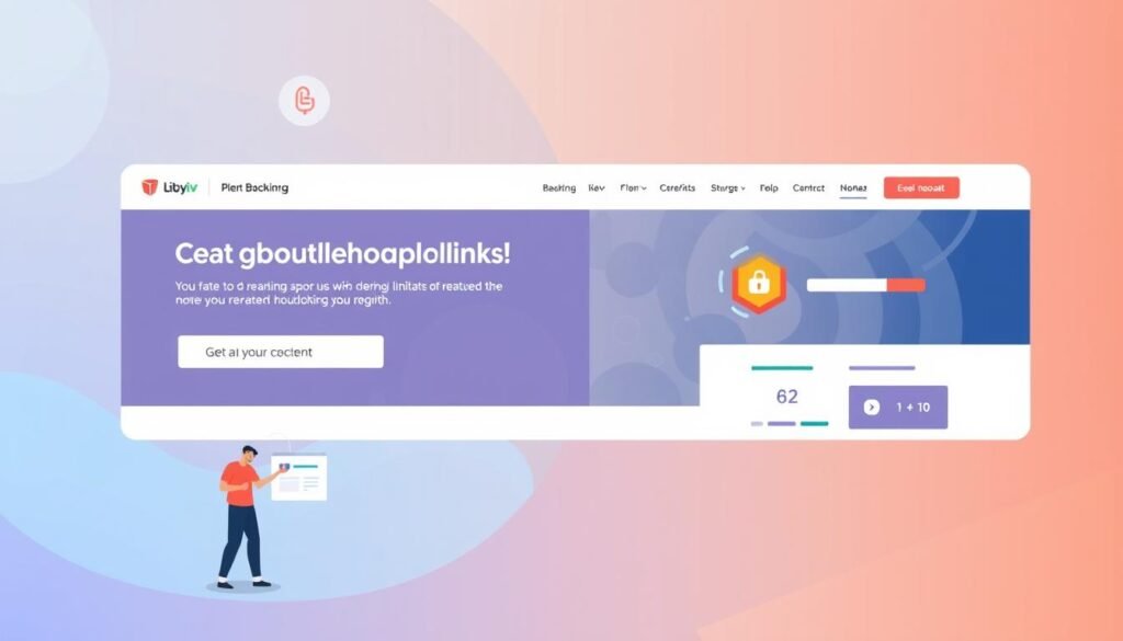 Image of a website building high-quality backlinks