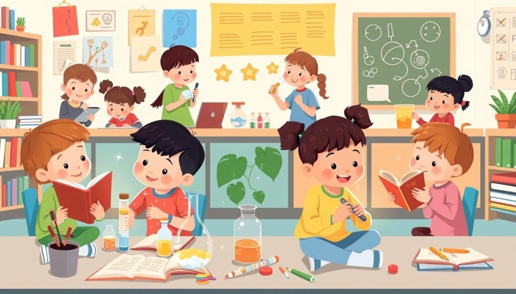 Image of children participating in educational activities